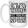 Funny Vice Principal Mug Some Days The Best Thing About Being A Vice Principal is Coffee Cup 15oz White 21504