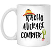 ODDITEES Funny Courier Mug Nacho Average Courier Coffee Cup 11oz White XP8434