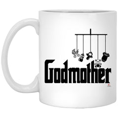 Funny Godmother Mug Baby Baptism Christening Coffee Cup 11oz White XP8434