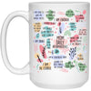 Funny Mother Mug Mom Daily Affirmation Coffee Cup 15oz White 21504