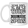 Funny Control Engineer Mug Some Days The Best Thing About Being A Control Engineer is Coffee Cup 11oz White XP8434