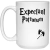 ODTGIFTS Funny Pregnancy Reveal Mug Expectant Patronum Coffee Cup 15oz White