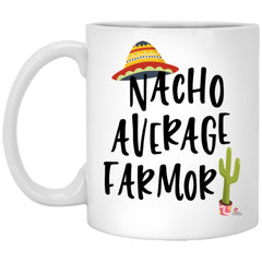 Funny Farmor Mug Nacho Average Farmor Coffee Cup 11oz White XP8434