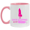Funny Mug Shoe Shopping Is My Cardio Coffee Cup Two Tone 11oz AM11OZ
