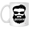 Funny Beard Mug Respect the Beard Coffee Cup 11oz White XP8434