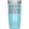 Funny Bacon Tumbler Bass is The Bacon of Music 20oz Stainless Steel Tumbler