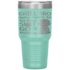 Funny Buddhist Tumbler Chill Bro You Need To Let That Sh-t Go Laser Etched 30oz Stainless Steel Tumbler