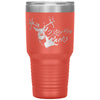 Funny Deer Hunting Tumbler I Like Big Racks Laser Etched 30oz Stainless Steel Tumbler