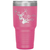 Funny Deer Hunting Tumbler I Like Big Racks Laser Etched 30oz Stainless Steel Tumbler