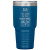 Funny Father Tumbler From Daughter Dad I Will Always Be Your Financial Burden Little Girl Laser Etched 30oz Stainless Steel Tumbler