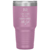 Funny Father Tumbler From Daughter Dad I Will Always Be Your Financial Burden Little Girl Laser Etched 30oz Stainless Steel Tumbler