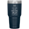 Funny Father Tumbler From Daughter Dad I Will Always Be Your Financial Burden Little Girl Laser Etched 30oz Stainless Steel Tumbler