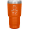 Funny Father Tumbler From Daughter Dad I Will Always Be Your Financial Burden Little Girl Laser Etched 30oz Stainless Steel Tumbler
