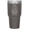 Funny Father Tumbler From Daughter Dad I Will Always Be Your Financial Burden Little Girl Laser Etched 30oz Stainless Steel Tumbler
