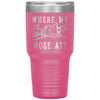 Funny Firefighter Tumbler Where My Hose At Laser Etched 30oz Stainless Steel Tumbler