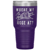 Funny Firefighter Tumbler Where My Hose At Laser Etched 30oz Stainless Steel Tumbler
