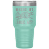 Funny Firefighter Tumbler Where My Hose At Laser Etched 30oz Stainless Steel Tumbler