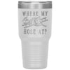 Funny Firefighter Tumbler Where My Hose At Laser Etched 30oz Stainless Steel Tumbler