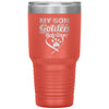 Funny Golden Retriever Tumbler My Son Is A Golden Retriever Laser Etched 30oz Stainless Steel Tumbler