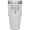 Funny Golden Retriever Tumbler My Son Is A Golden Retriever Laser Etched 30oz Stainless Steel Tumbler