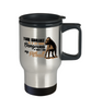 ODDITEES Pit bull Travel Mug Your Ignorance Is A Lot More Dangerous To Society Than My Pitbull 14oz Stainless Steel