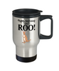 Funny Kangaroo Travel Mug Happy Birthday To Roo 14oz Stainless Steel