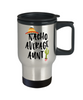 Funny Auntie Travel Mug Nacho Average Aunt 14oz Stainless Steel