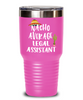 Funny Legal Assistant Tumbler Nacho Average Legal Assistant Tumbler 30oz Stainless Steel