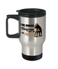 ODDITEES Pit bull Travel Mug Your Ignorance Is A Lot More Dangerous To Society Than My Pitbull 14oz Stainless Steel