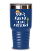 Funny Legal Assistant Tumbler Nacho Average Legal Assistant Tumbler 30oz Stainless Steel