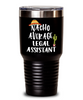 Funny Legal Assistant Tumbler Nacho Average Legal Assistant Tumbler 30oz Stainless Steel