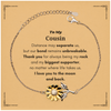 To My Cousin Long Distance Relationship Gifts, Distance may separate us, Appreciation Thank You Sunflower Bracelet for Cousin