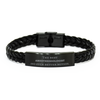 Best Anesthesiologist Mom Gifts, Even better mother., Birthday, Mother's Day Braided Leather Bracelet for Mom, Women, Friends, Coworkers