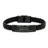 Best Executive Mom Gifts, Even better mother., Birthday, Mother's Day Braided Leather Bracelet for Mom, Women, Friends, Coworkers