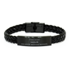 Best Sailor Mom Gifts, Even better mother., Birthday, Mother's Day Braided Leather Bracelet for Mom, Women, Friends, Coworkers