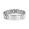 To My Grandson Supporting Ladder Stainless Steel Bracelet, The world is full of possibilities waiting, Birthday Inspirational Gifts for Grandson from Grandmother