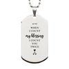 Religious Gifts for Aunt, God Bless You. Christian Silver Dog Tag for Aunt. Christmas Faith Gift for Aunt