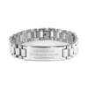 Sales Representative Gifts. Proud Dad of a freaking Awesome Sales Representative. Ladder Stainless Steel Bracelet for Sales Representative. Great Gift for Him. Fathers Day Gift. Unique Dad Jewelry