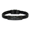 Nana Appreciation Gifts, Thank you for being an important part, Thank You Braided Leather Bracelet for Nana, Birthday Unique Gifts for Nana