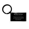 Mother In Law Appreciation Gifts, Thank you for being an important part, Thank You Keychain for Mother In Law, Birthday Unique Gifts for Mother In Law