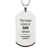 Orthopedic Surgeon Dad Gifts, The best kind of DAD, Father's Day Appreciation Birthday Silver Dog Tag for Orthopedic Surgeon, Dad, Father from Son Daughter