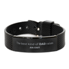 EMT Dad Gifts, The best kind of DAD, Father's Day Appreciation Birthday Black Shark Mesh Bracelet for EMT, Dad, Father from Son Daughter