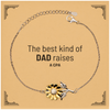 CPA Dad Gifts, The best kind of DAD, Father's Day Appreciation Birthday Sunflower Bracelet for CPA, Dad, Father from Son Daughter
