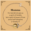 Momma Sunflower Bracelet - Spirit of Power, Love, and Self-discipline - Inspirational Jewelry for Mom, Birthday, Christmas, Graduation, Veterans Day