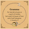 Sunflower Bracelet Gramma Gods Spirit Power Love Self-Discipline Inspirational Gift for Birthday Holidays