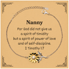 Sunflower Nanny Bracelet - Nurturing Spirit of Power and Love, Inspirational Gift for Birthday, Christmas, Graduation