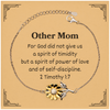 Other Mom Sunflower Bracelet - Inspirational Power of Love Jewelry for Birthday, Christmas, Graduation, and Holidays