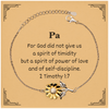Sunflower Bracelet - Inspirational Jewelry for Women - 2 Timothy 1:7 - Confidence, Hope, Graduation, Christmas Gift - Personalized Sunflower Bracelet with Engraved Quote