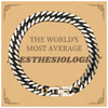 Anesthesiologist Cuban Link Chain Bracelet - The Worlds Most Average Gift for a Special Anesthesiologist on Christmas and Graduation