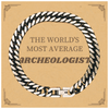 Archeologist Cuban Link Chain Bracelet - The Worlds Most Average Gift for History Buffs and Classic Jewelry Enthusiasts - Perfect for Graduation, Christmas, or Birthday